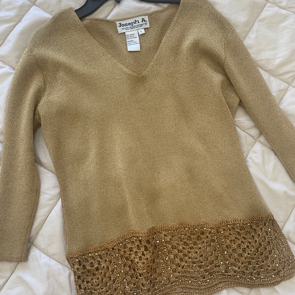 Gold shirt